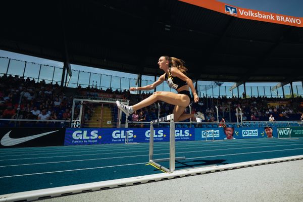 am 29.06.2024 beim 5000m Lauf bei den deutschen Leichtathletik-Meisterschaften 2024 im Eintracht-Stadion in Braunschweig