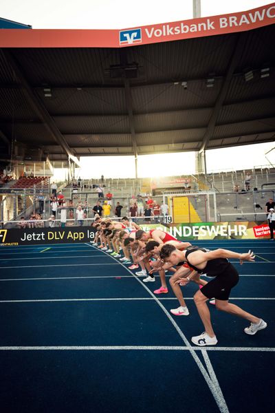 am 29.06.2024 beim 5000m Lauf bei den deutschen Leichtathletik-Meisterschaften 2024 im Eintracht-Stadion in Braunschweig