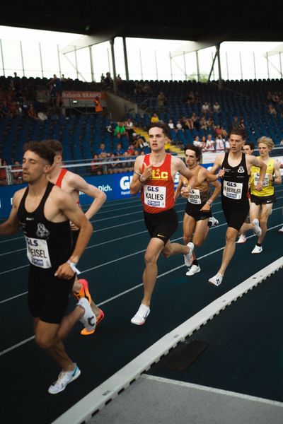 am 29.06.2024 beim 5000m Lauf bei den deutschen Leichtathletik-Meisterschaften 2024 im Eintracht-Stadion in Braunschweig