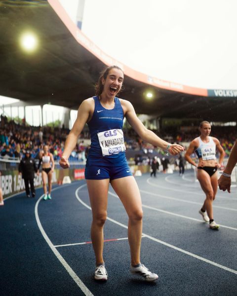 am 30.06.2024 beim 5000m Lauf bei den deutschen Leichtathletik-Meisterschaften 2024 im Eintracht-Stadion in Braunschweig