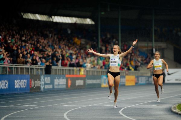 am 30.06.2024 beim 5000m Lauf bei den deutschen Leichtathletik-Meisterschaften 2024 im Eintracht-Stadion in Braunschweig