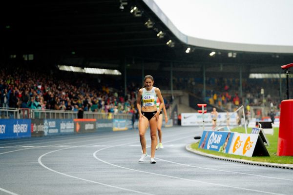 am 30.06.2024 beim 5000m Lauf bei den deutschen Leichtathletik-Meisterschaften 2024 im Eintracht-Stadion in Braunschweig