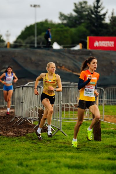 Ada Werner (Germany) am 08.12.2024 bei den Crosslauf-Europameisterschaften in Antalya