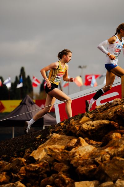 Adia Budde (Germany) am 08.12.2024 bei den Crosslauf-Europameisterschaften in Antalya