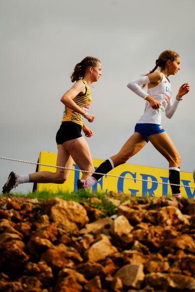 Adia Budde (Germany) am 08.12.2024 bei den Crosslauf-Europameisterschaften in Antalya