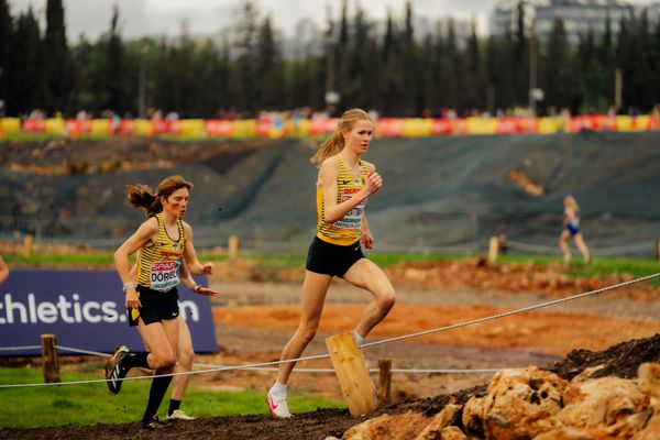 Pia Schlattmann (Germany) am 08.12.2024 bei den Crosslauf-Europameisterschaften in Antalya