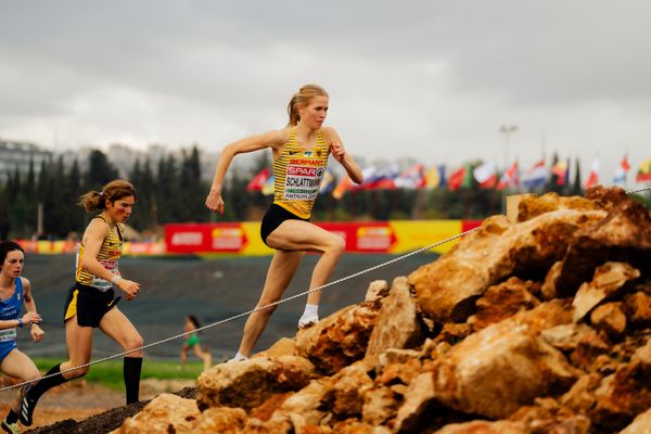 Pia Schlattmann (Germany) am 08.12.2024 bei den Crosslauf-Europameisterschaften in Antalya