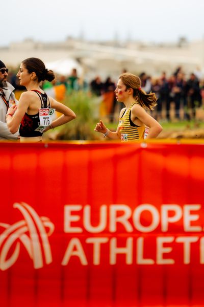 Blanka Dörfel (Germany) am 08.12.2024 bei den Crosslauf-Europameisterschaften in Antalya