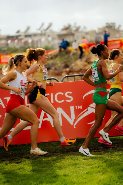 Eva Dieterich (Germany) am 08.12.2024 bei den Crosslauf-Europameisterschaften in Antalya
