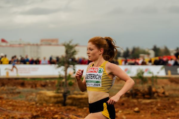 Eva Dieterich (Germany) am 08.12.2024 bei den Crosslauf-Europameisterschaften in Antalya