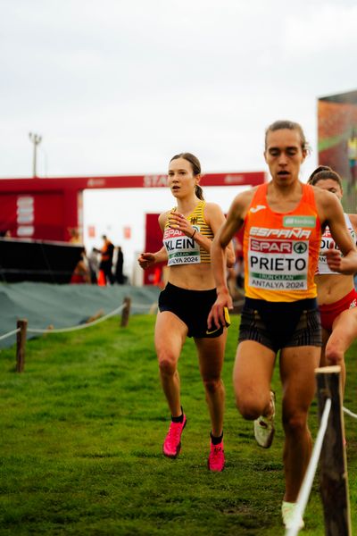 Hanna Klein (Germany) am 08.12.2024 bei den Crosslauf-Europameisterschaften in Antalya