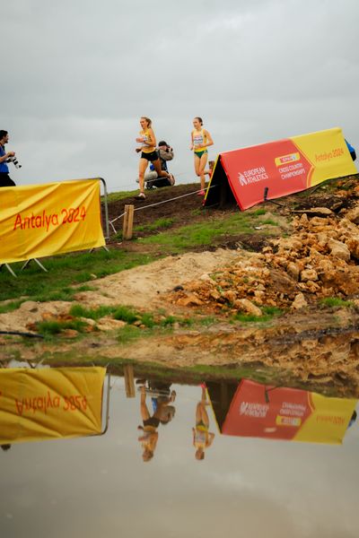 Domenika Mayer (Germany) am 08.12.2024 bei den Crosslauf-Europameisterschaften in Antalya
