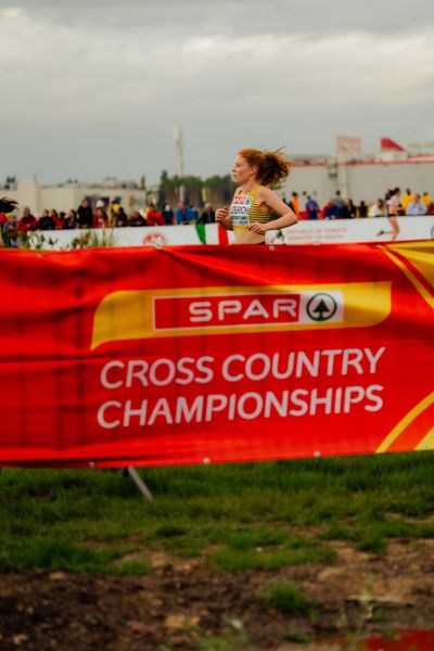 Eva Dieterich (Germany) am 08.12.2024 bei den Crosslauf-Europameisterschaften in Antalya