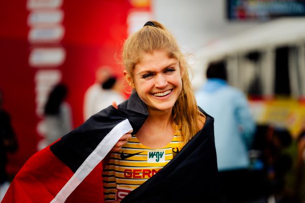 Konstanze Klosterhalfen (Germany) am 08.12.2024 bei den Crosslauf-Europameisterschaften in Antalya