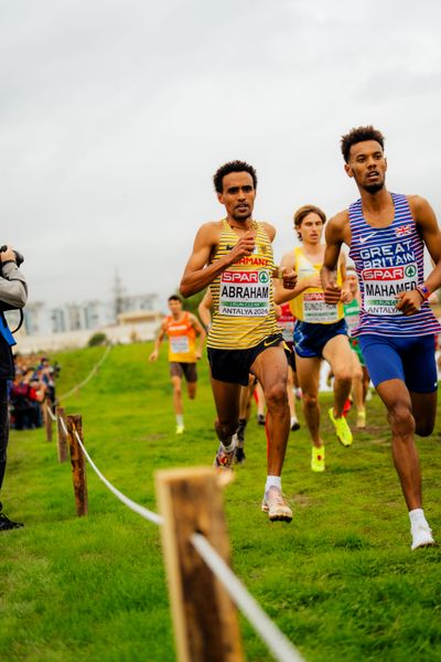 Filimon Abraham (Germany) am 08.12.2024 bei den Crosslauf-Europameisterschaften in Antalya