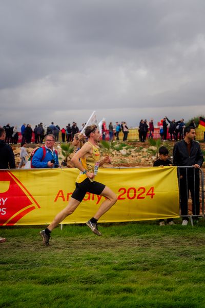 Davor Aaron Bienenfeld (Germany) am 08.12.2024 bei den Crosslauf-Europameisterschaften in Antalya