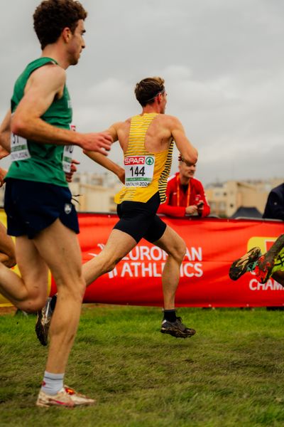 Davor Aaron Bienenfeld (Germany) am 08.12.2024 bei den Crosslauf-Europameisterschaften in Antalya