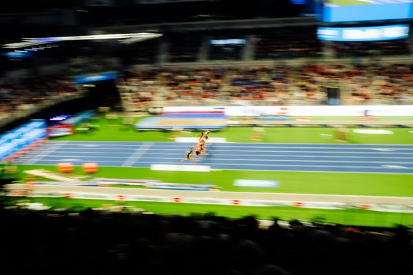 60m Vorlauf der Männer beim ISTAF Indoor Düsseldorf am 09.02.2025 im PSD Bank Dome in Düsseldorf