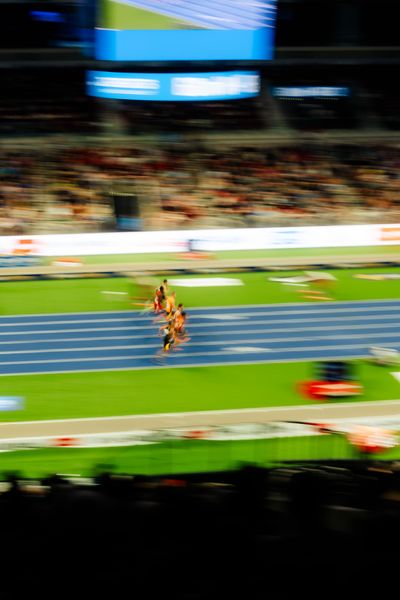 60m Vorlauf der Männer beim ISTAF Indoor Düsseldorf am 09.02.2025 im PSD Bank Dome in Düsseldorf