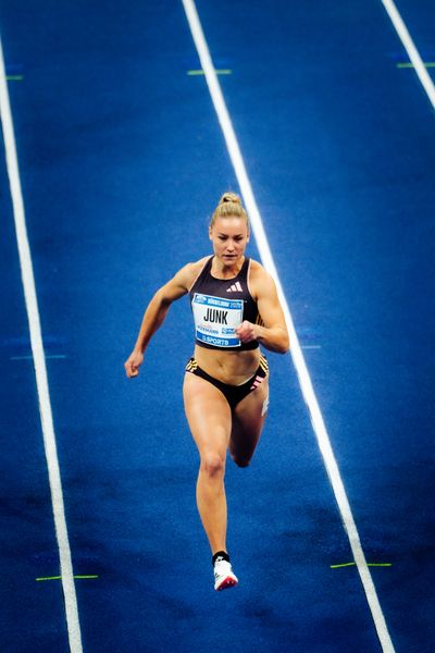 Sophia Junk (GER) beim ISTAF Indoor Düsseldorf am 09.02.2025 im PSD Bank Dome in Düsseldorf