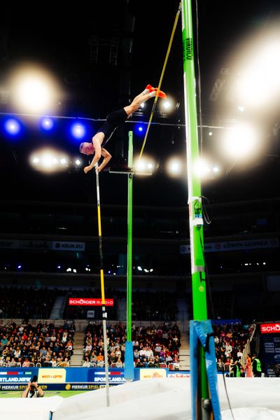 Sam  Kendricks (USA) beim ISTAF Indoor Düsseldorf am 09.02.2025 im PSD Bank Dome in Düsseldorf