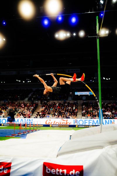 Sam  Kendricks (USA) beim ISTAF Indoor Düsseldorf am 09.02.2025 im PSD Bank Dome in Düsseldorf