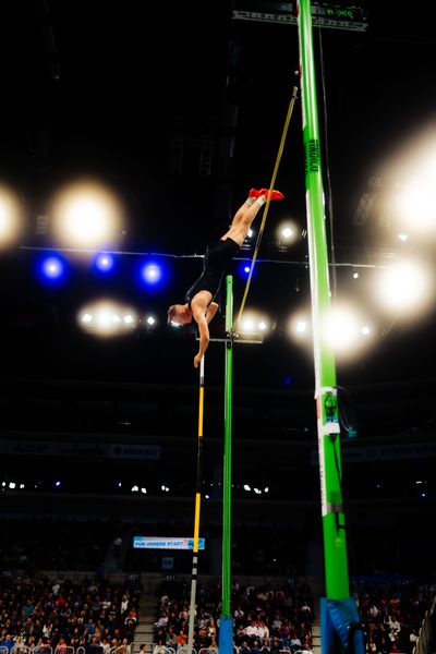 Sam  Kendricks (USA) beim ISTAF Indoor Düsseldorf am 09.02.2025 im PSD Bank Dome in Düsseldorf