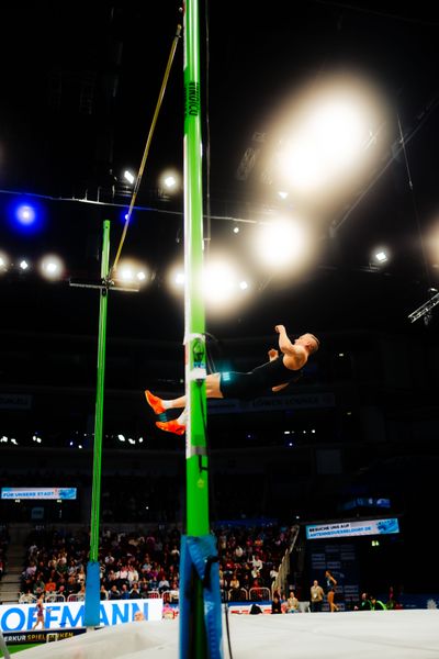 Sam  Kendricks (USA) beim ISTAF Indoor Düsseldorf am 09.02.2025 im PSD Bank Dome in Düsseldorf