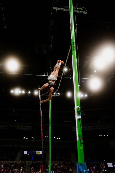 Oleg Zernikel (GER) beim ISTAF Indoor Düsseldorf am 09.02.2025 im PSD Bank Dome in Düsseldorf