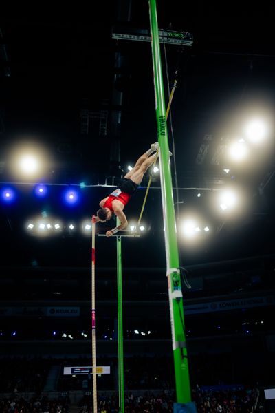 Torben Blech (GER) beim ISTAF Indoor Düsseldorf am 09.02.2025 im PSD Bank Dome in Düsseldorf