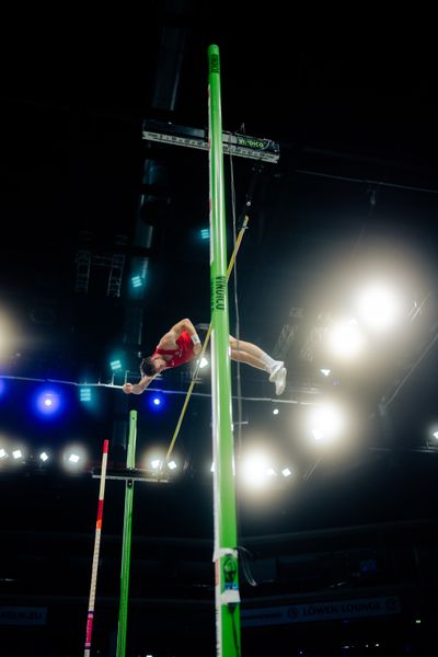 Torben Blech (GER) beim ISTAF Indoor Düsseldorf am 09.02.2025 im PSD Bank Dome in Düsseldorf