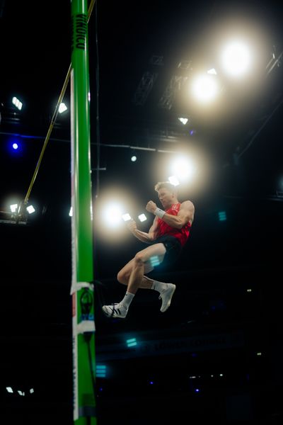 Torben Blech (GER) beim ISTAF Indoor Düsseldorf am 09.02.2025 im PSD Bank Dome in Düsseldorf