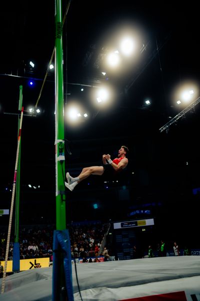 Torben Blech (GER) beim ISTAF Indoor Düsseldorf am 09.02.2025 im PSD Bank Dome in Düsseldorf