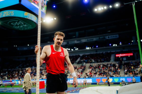 Torben Blech (GER) beim ISTAF Indoor Düsseldorf am 09.02.2025 im PSD Bank Dome in Düsseldorf