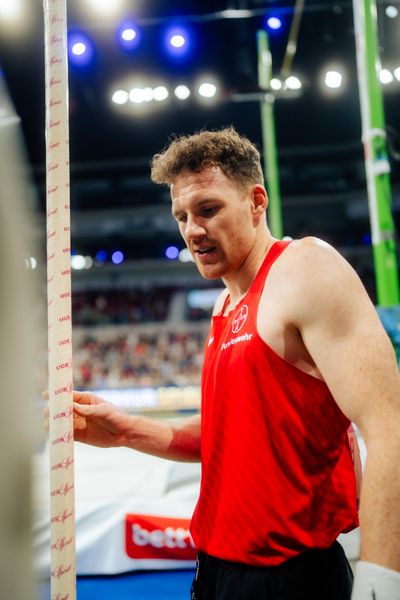 Torben Blech (GER) beim ISTAF Indoor Düsseldorf am 09.02.2025 im PSD Bank Dome in Düsseldorf