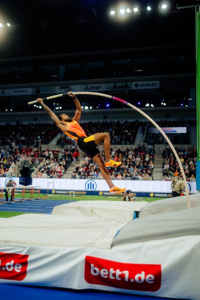 Bo Kanda Lita Baehre (GER) beim ISTAF Indoor Düsseldorf am 09.02.2025 im PSD Bank Dome in Düsseldorf