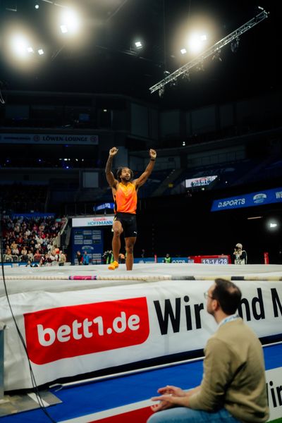 Bo Kanda Lita Baehre (GER) beim ISTAF Indoor Düsseldorf am 09.02.2025 im PSD Bank Dome in Düsseldorf