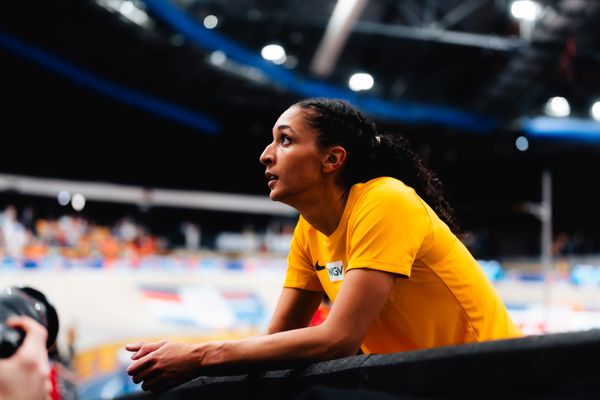 Jessie Maduka (GER/Germany) during the European Athletics Indoor Championships on 06/03/2025 at the Omnisport Arena in Apeldoorn