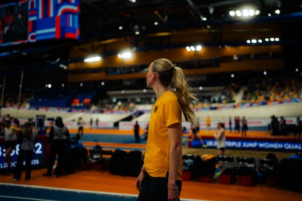 Jessie Maduka (GER/Germany) during the European Athletics Indoor Championships on 06/03/2025 at the Omnisport Arena in Apeldoorn