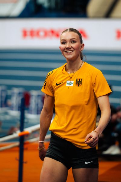 Jessie Maduka (GER/Germany) during the European Athletics Indoor Championships on 06/03/2025 at the Omnisport Arena in Apeldoorn