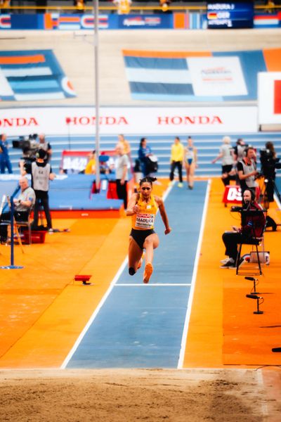 Jessie Maduka (GER/Germany) during the European Athletics Indoor Championships on 06/03/2025 at the Omnisport Arena in Apeldoorn