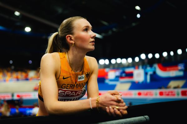 Kira Wittmann (GER/Germany) during the European Athletics Indoor Championships on 06/03/2025 at the Omnisport Arena in Apeldoorn