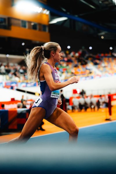 Georgia Hunter Bell (GBR/Great Britain) during the European Athletics Indoor Championships on 06/03/2025 at the Omnisport Arena in Apeldoorn