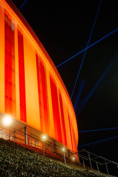 Omnisport arena during the European Athletics Indoor Championships on 06/03/2025 at the Omnisport Arena in Apeldoorn