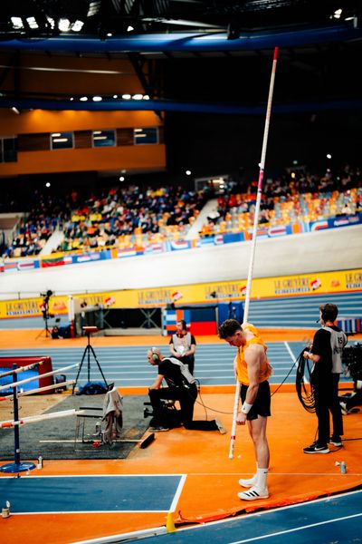 Torben Blech (GER)  during the European Athletics Indoor Championships on 07/03/2025 at the Omnisport Arena in Apeldoorn