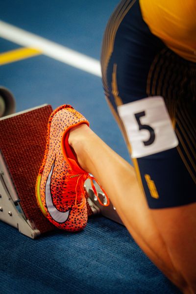 during the European Athletics Indoor Championships on 07/03/2025 at the Omnisport Arena in Apeldoorn