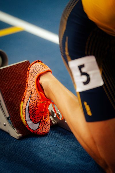 Spikes during the European Athletics Indoor Championships on 07/03/2025 at the Omnisport Arena in Apeldoorn
