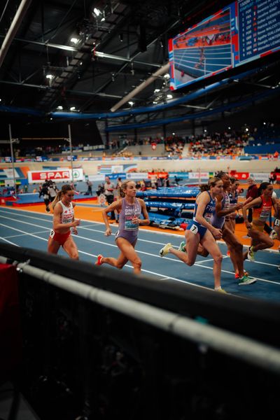 Georgia Hunter Bell (GBR/Great Britain) during the European Athletics Indoor Championships on 07/03/2025 at the Omnisport Arena in Apeldoorn