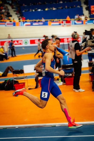 Paul Anselmini (FRA/France) during the European Athletics Indoor Championships on 07/03/2025 at the Omnisport Arena in Apeldoorn