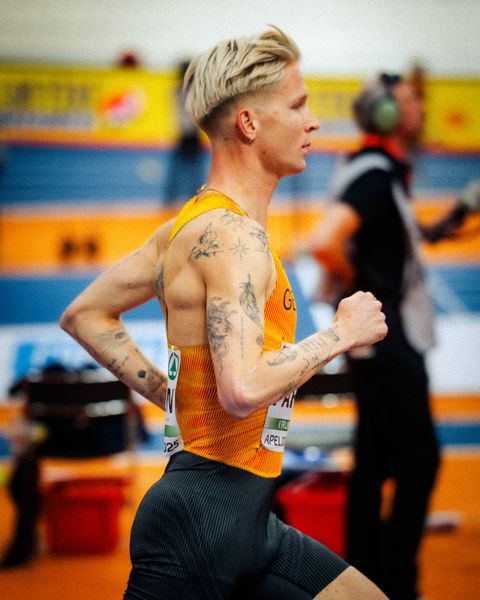 Robert Farken (GER/Germany) during the European Athletics Indoor Championships on 07/03/2025 at the Omnisport Arena in Apeldoorn
